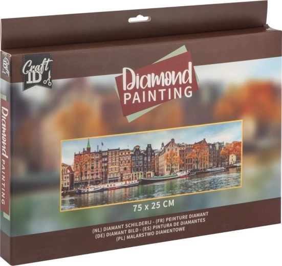 Diamond painting CRAFT ID Amsterdam 75 × 25 cm