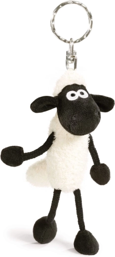 Shaun das Schaf groene sleutelhanger 10 cm - 1 stuk