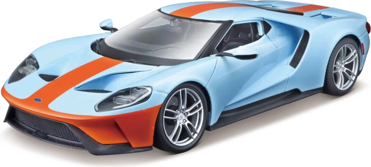 Maisto 2017 Ford GT blauw-oranje 1:18