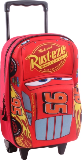 Kinder 3D-rugzak op wieltjes Disney Pixar Cars Piston Cup 38 cm