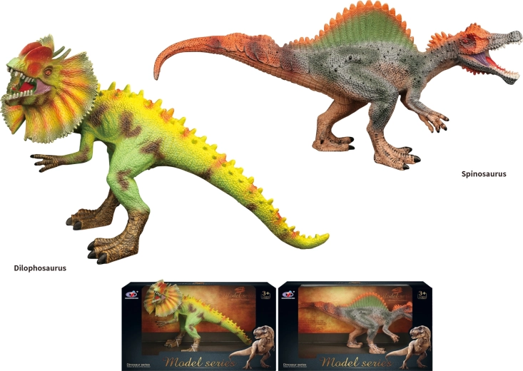 Dinosauruswereld – set dinosaurusfiguren, 2 soorten