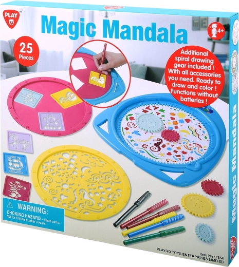 Playgo magische mandala – creatieve set 25 stukjes