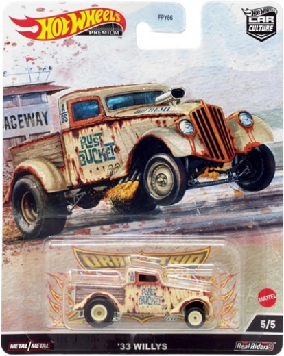 Hot Wheels Premium 1933 Willys Rust Bucket – metalen verzamelmodel
