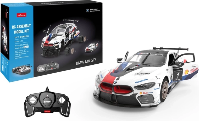 R/C bouwset BMW M8 GTE op schaal 1:18