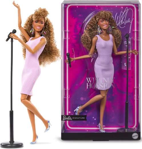 Mattel Barbie Signature verzamelpop Whitney Houston met microfoon