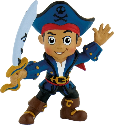 Bullyland Disney Jake en de Piraten van Nooitgedachtland – kapitein Jake-figuur - 1 stuk
