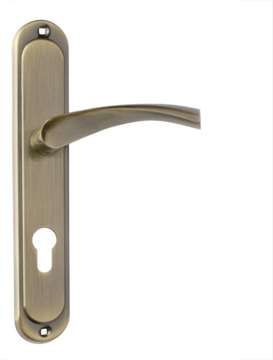 Deurbeslag ATENA met cilinderafstand 72, patina