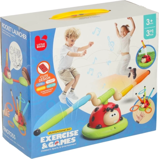 Interactief kinderspel lieveheersbeestje 3-in-1
