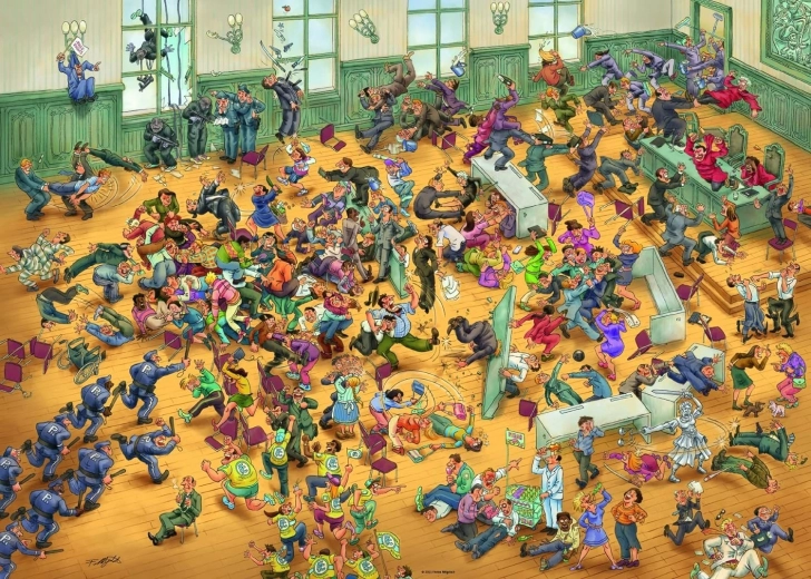 Puzzel 1000 stukjes Gerechtigheid voor iedereen