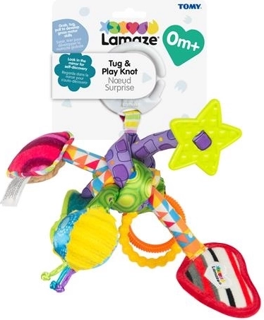 Lamaze mystieke knoop – sensorisch hangspeelgoed voor baby’s