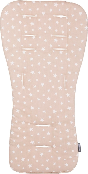 Zachte inleg voor kinderwagen Chipolino Beige Stars