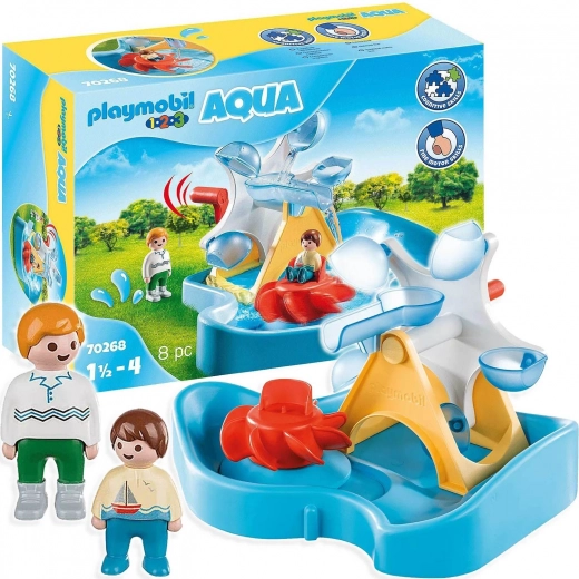 PLAYMOBIL Aqua watermolen met draaimolen bouwset