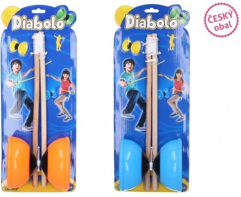 Grote Diabolo Set Plastic/Hout voor Kinderen