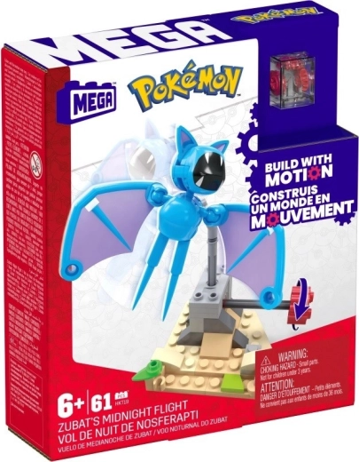 Plastic bouwsets MEGA Pokémon nachtvlucht van Zubat