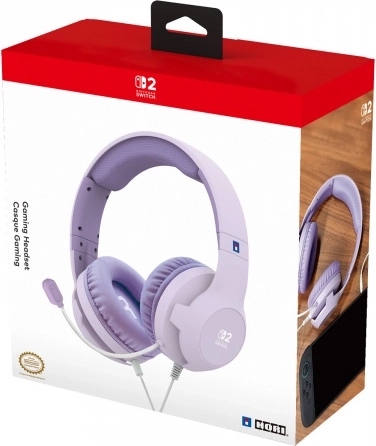 Gamingheadset HORI voor Nintendo Switch 2 Cozy Lavender