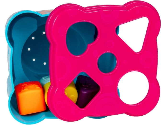 Vormendoos met deksel en 4 blokken