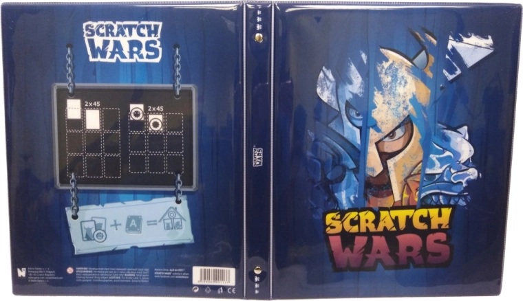 Vensters aangepast aan Scratch Wars-kaarten