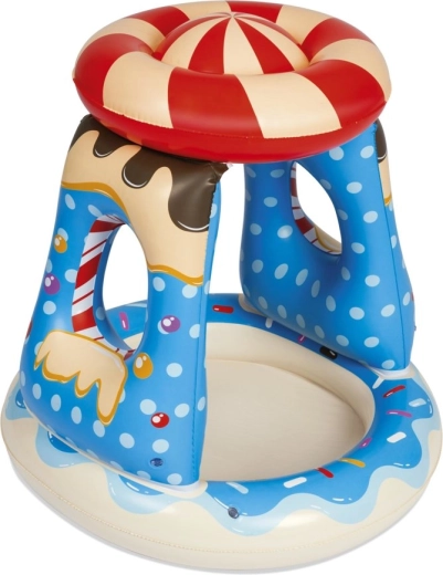 Schaduw en comfort dankzij het opblaasbare dak