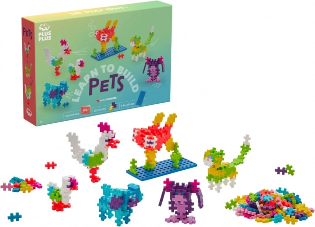 Plus-Plus Leer huisdieren bouwen