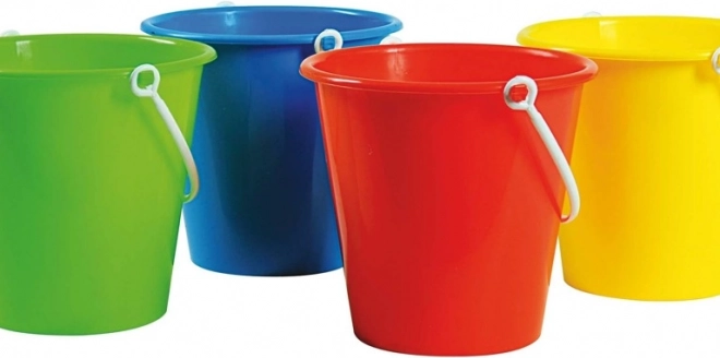 Plastic emmertje voor zand en water (kleurenmix)