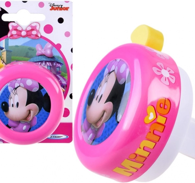 Kinderfietsbel Minnie Mouse 55 mm, roze‑paars