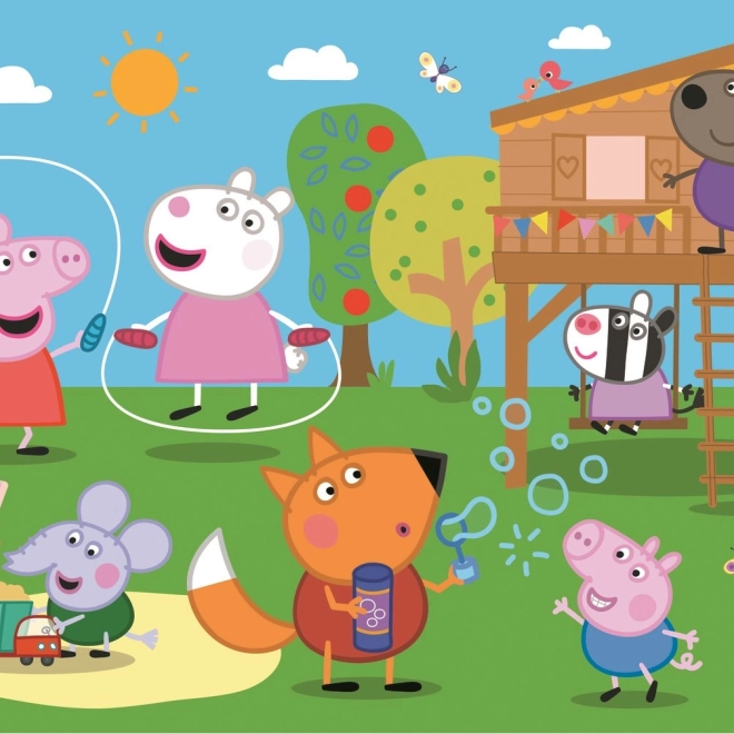 Puzzel Trefl Varkentje Peppa 24 Maxi Plezier op het veld