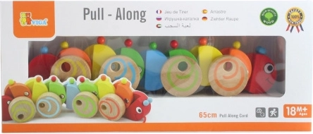 Houten trekcaterpillar