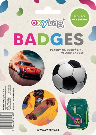 Set verwisselbare badgen OXY Sherpy Sport