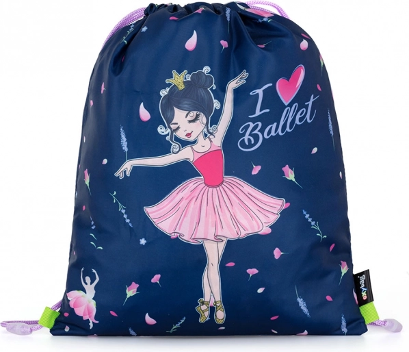Gymtas met ballerina-motief