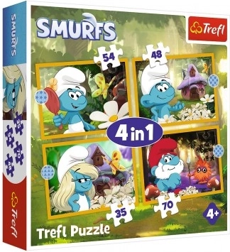 Puzzel Leven in het Smurfendorp