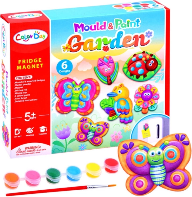 Creatieve set voor het maken van magneten - tuin DIY