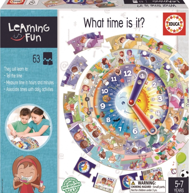Educa Leren is Leuk: Leer de klok