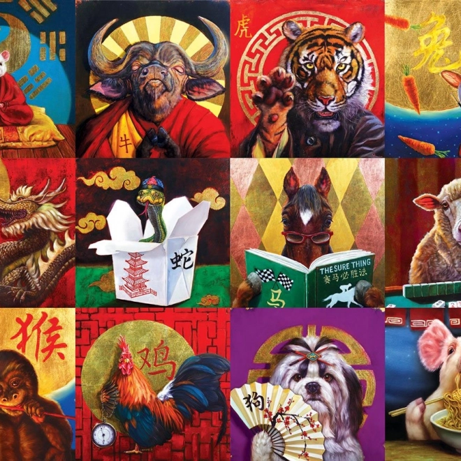 Puzzel Chinese kalender 1000 stukken