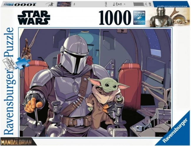 Ravensburger puzzel STAR WARS: THE MANDALORIAN 1000 stukjes
