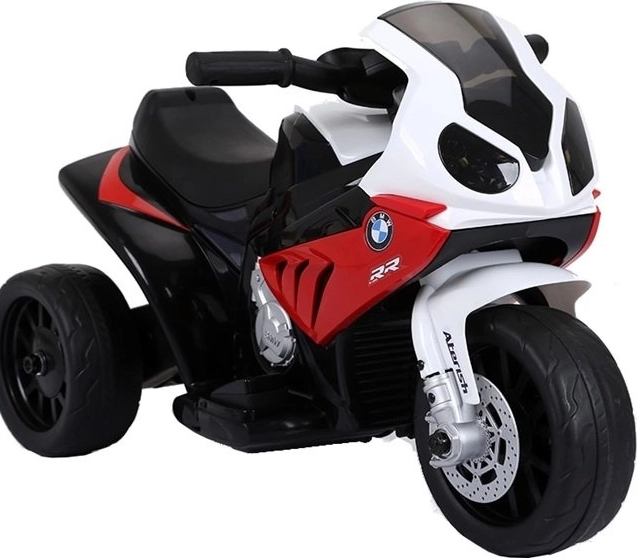 Accu-gemotoriseerde BMW S1000RR driewieler rood