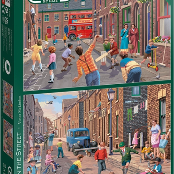 Falcon-puzzel Straatspelen 2x500 stukjes