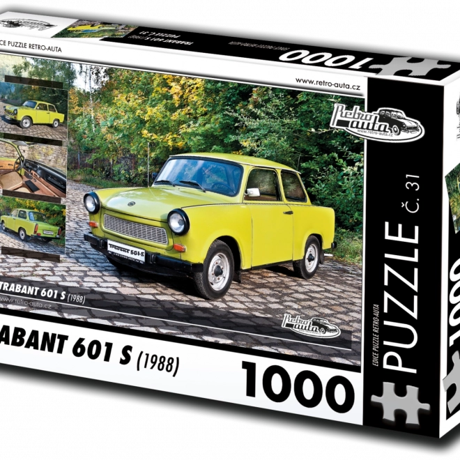 Puzzel RETRO-AUTO'S Trabant 601 S 1988 1000 stukjes