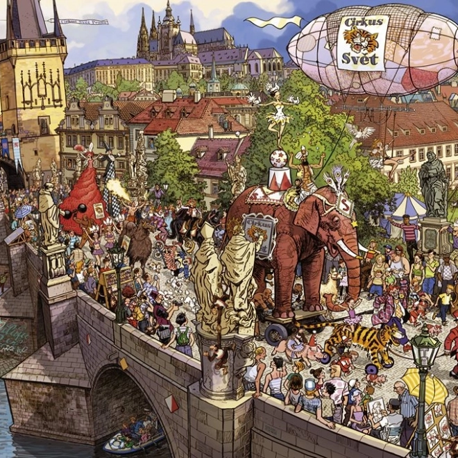 Puzzel Straatoptocht 2000 stukjes