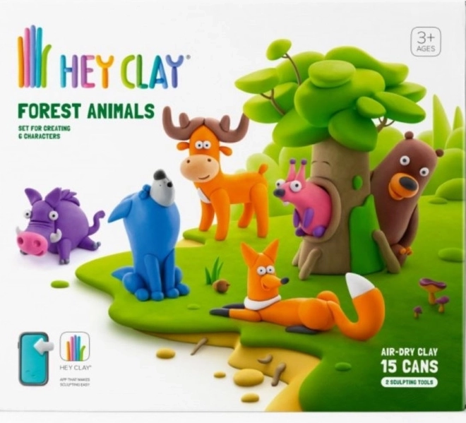 Vormende klei Hey Clay Bosdieren