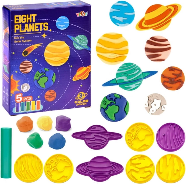 Educatieve klei set Planeten Zonnestelsel
