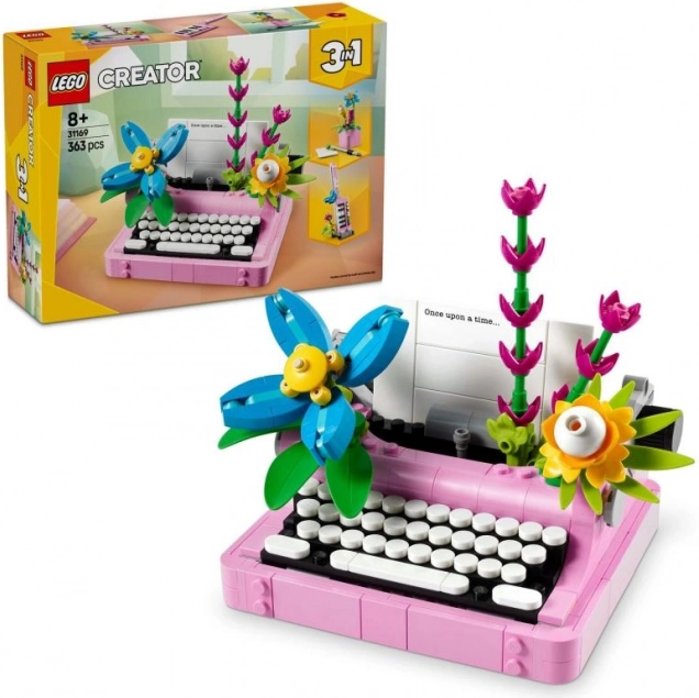 LEGO® Creator 31169 Typemachine met bloemen