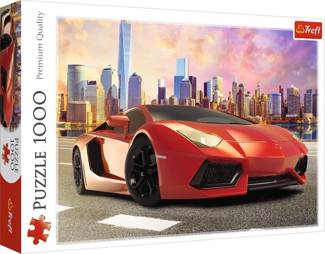 Puzzel 1000 stukjes - Rit bij zonsondergang Trefl