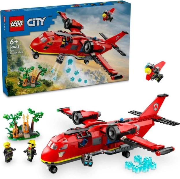 LEGO City brandweer-reddingsvliegtuig