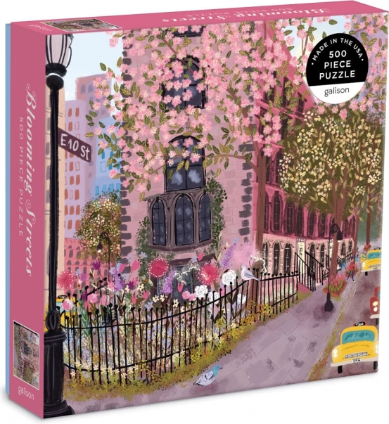 Puzzel Bloeiende straten – 500 stukjes GALISON