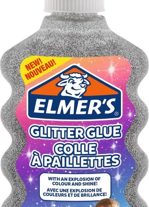 Glitterlijm zilver