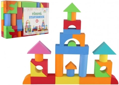 Kleurrijke schuimconstructieset voor kinderen