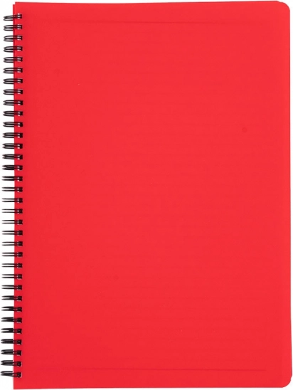 Spiraalblok A4 Classic rood