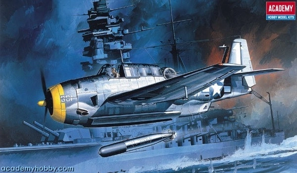 Plastic modelvliegtuig Avenger TBF-1