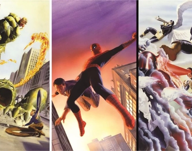 Panoramische puzzel CLEMENTONI – 80 jaar MARVEL, 1000 stukjes