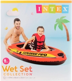 Opblaasbare boot Intex Explorer Pro 50 voor kinderen 137 × 85 × 23 cm
